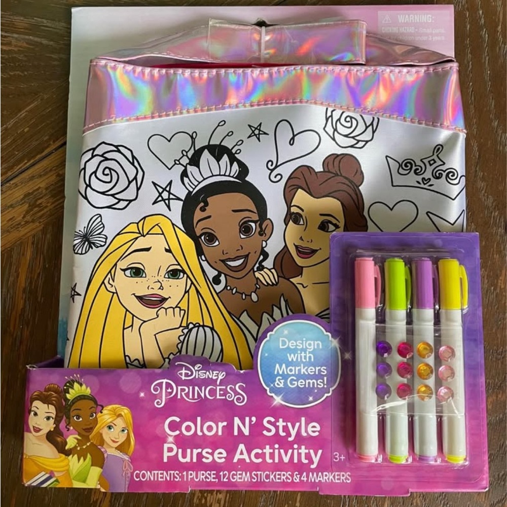 Disney Princess Color N' Style Purse Activity